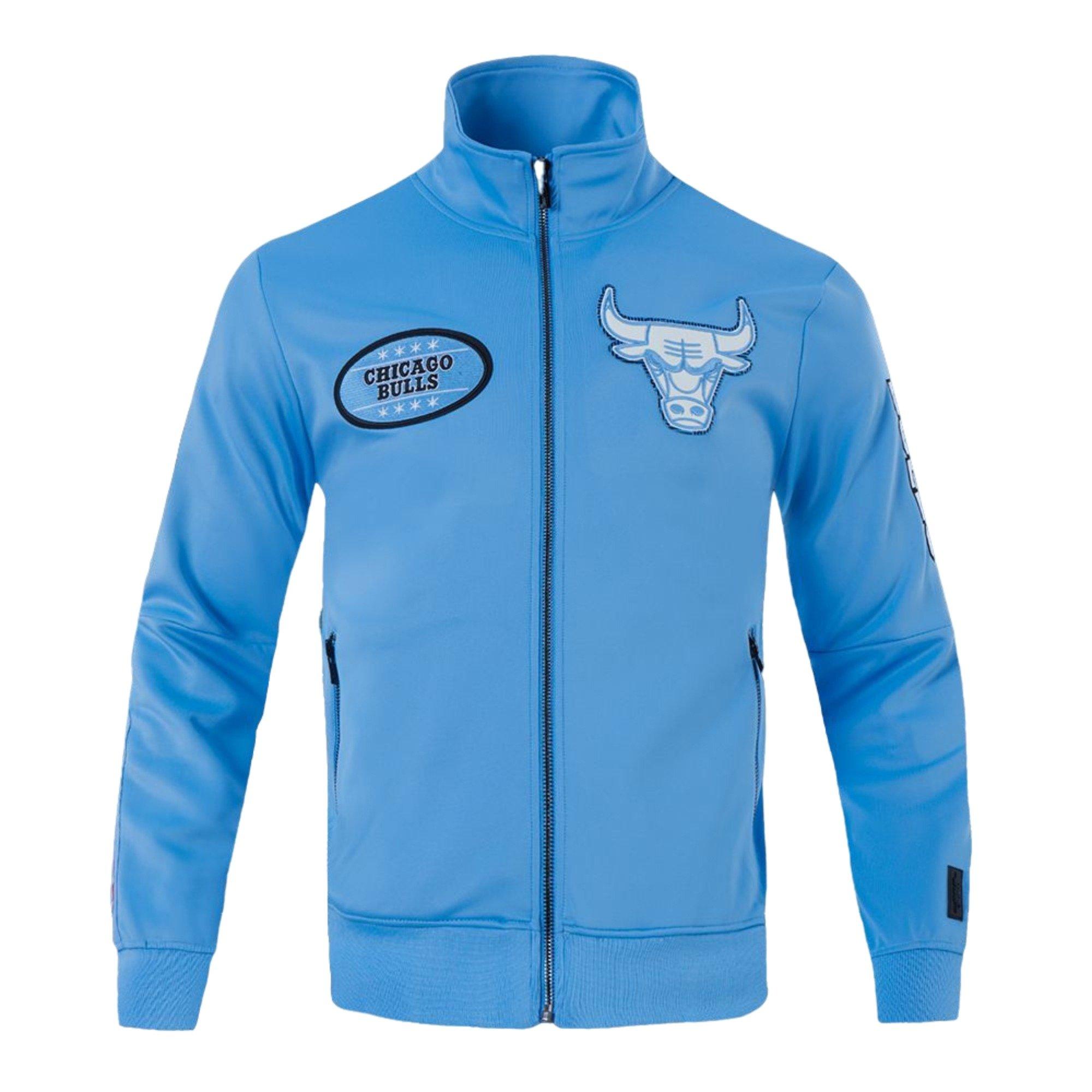 Pro Standard Men's Chicago Bulls Legend Blue Track Jacket-Blue